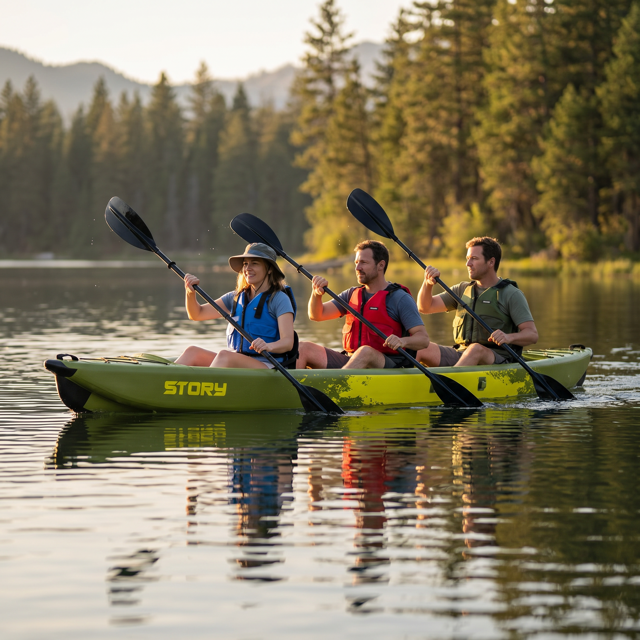 Story Division 3-Person Inflatable Kayak