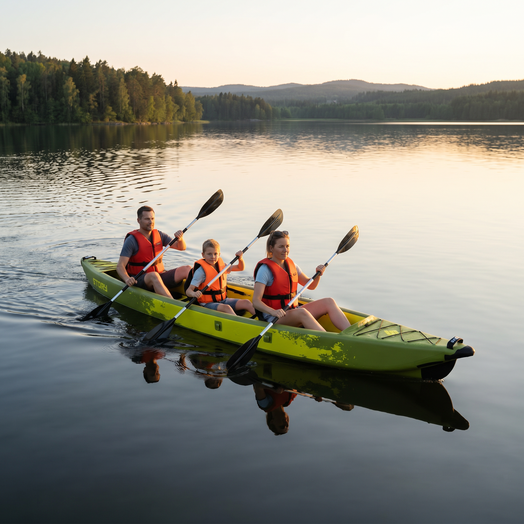 Story Division 3-Person Inflatable Kayak