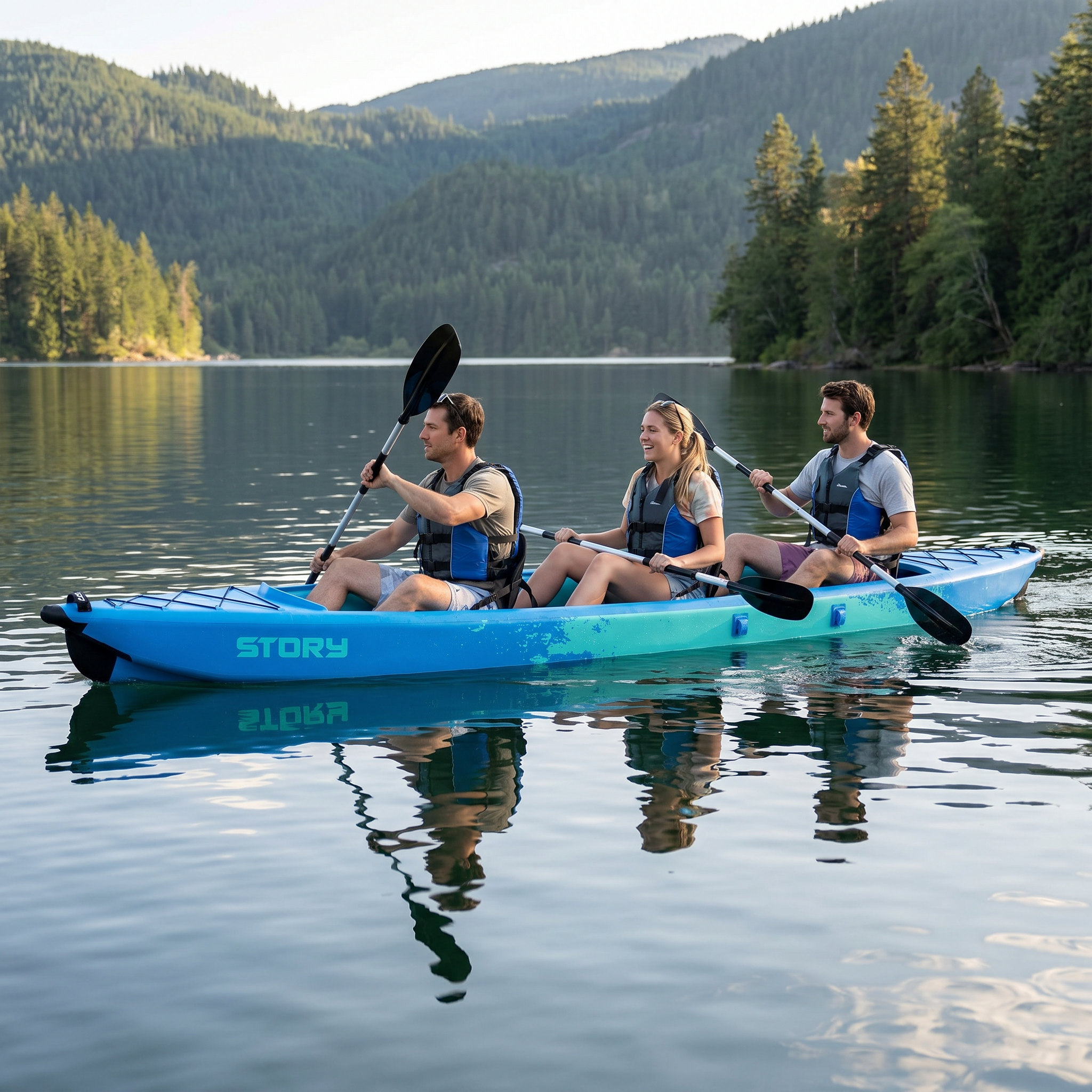 Story Division 3-Person Inflatable Kayak