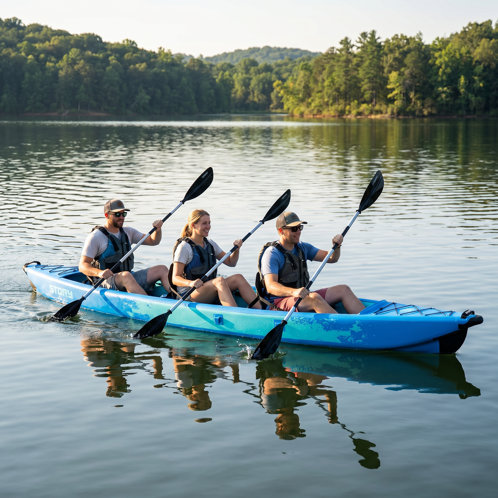 Story Division 3-Person Inflatable Kayak