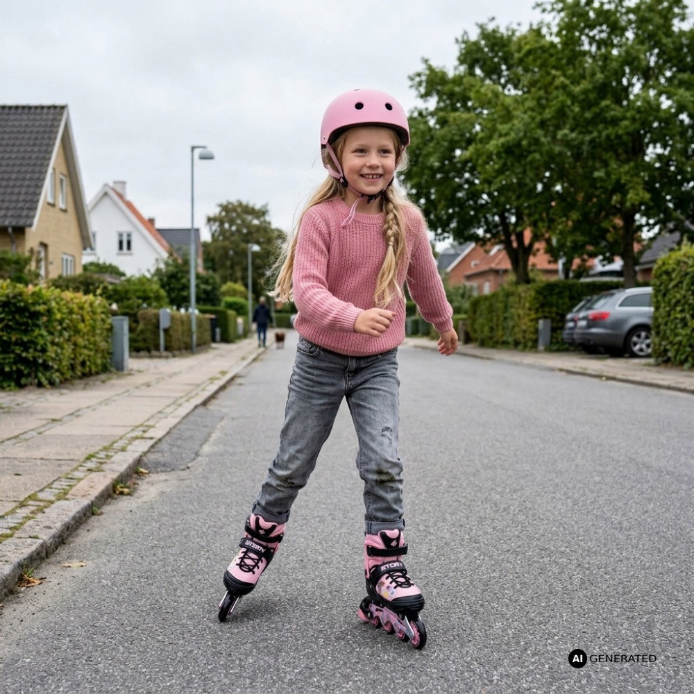 Story Moji Justerbar Inline Rulleskøjter