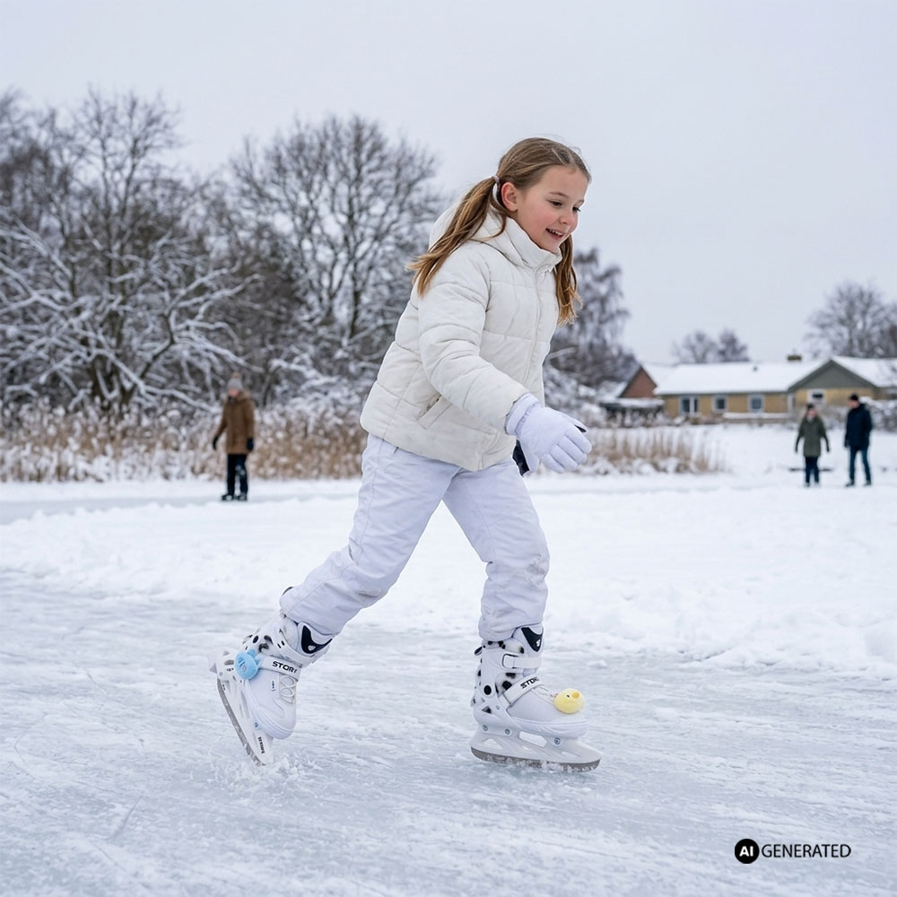 Story Fur Justerbare Inline Skøjter