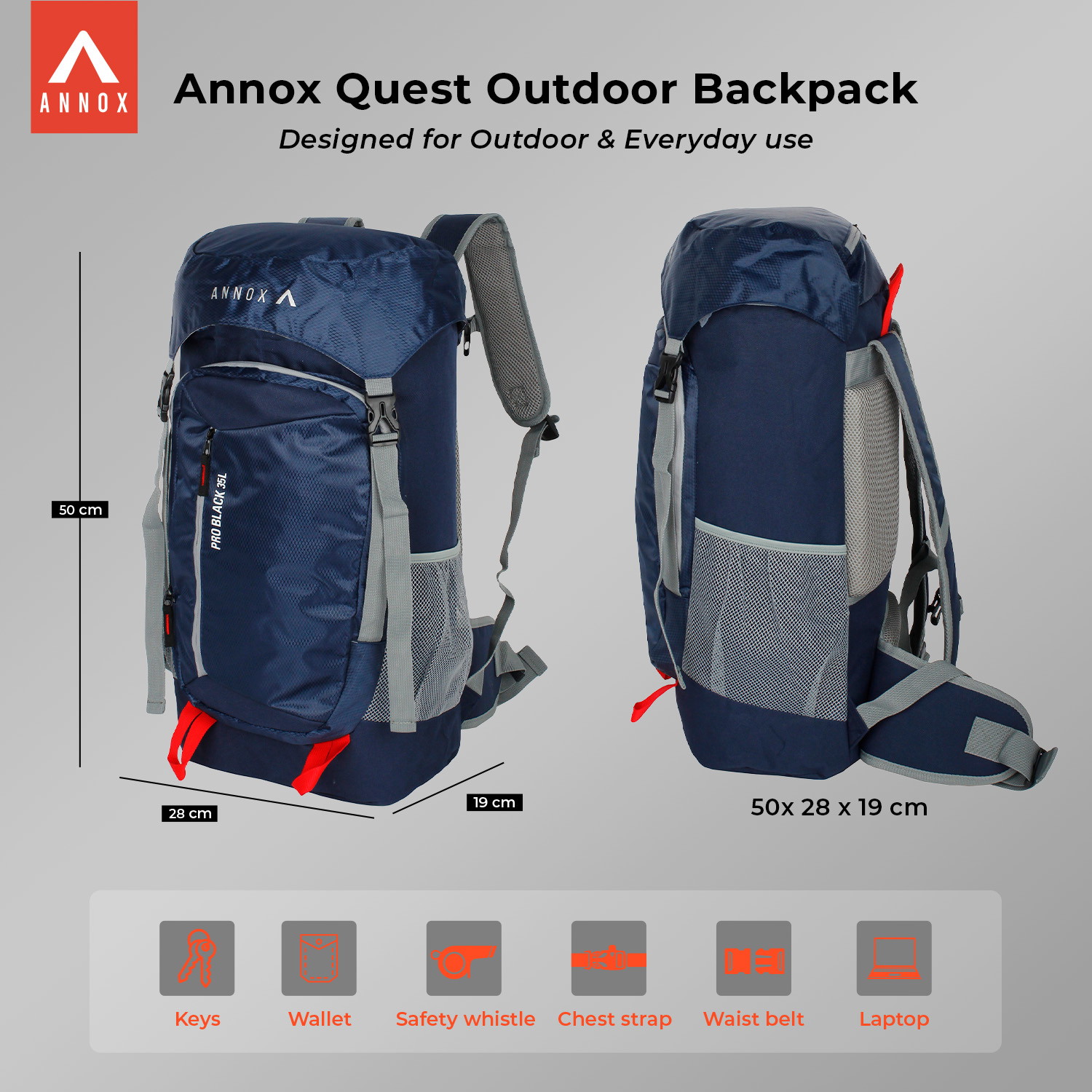 Annox Quest Outdoor Rygsæk