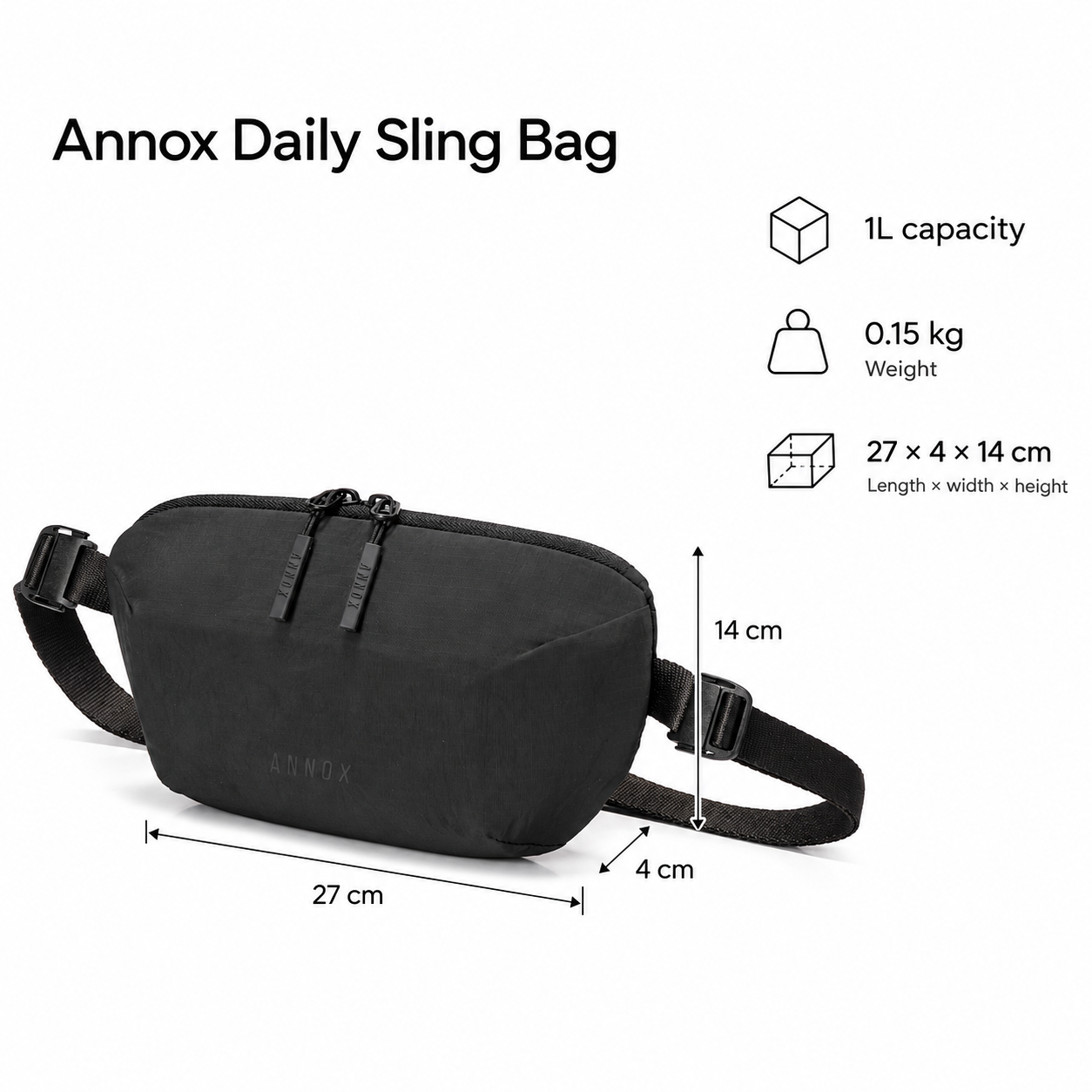 Annox Daily Sling taske