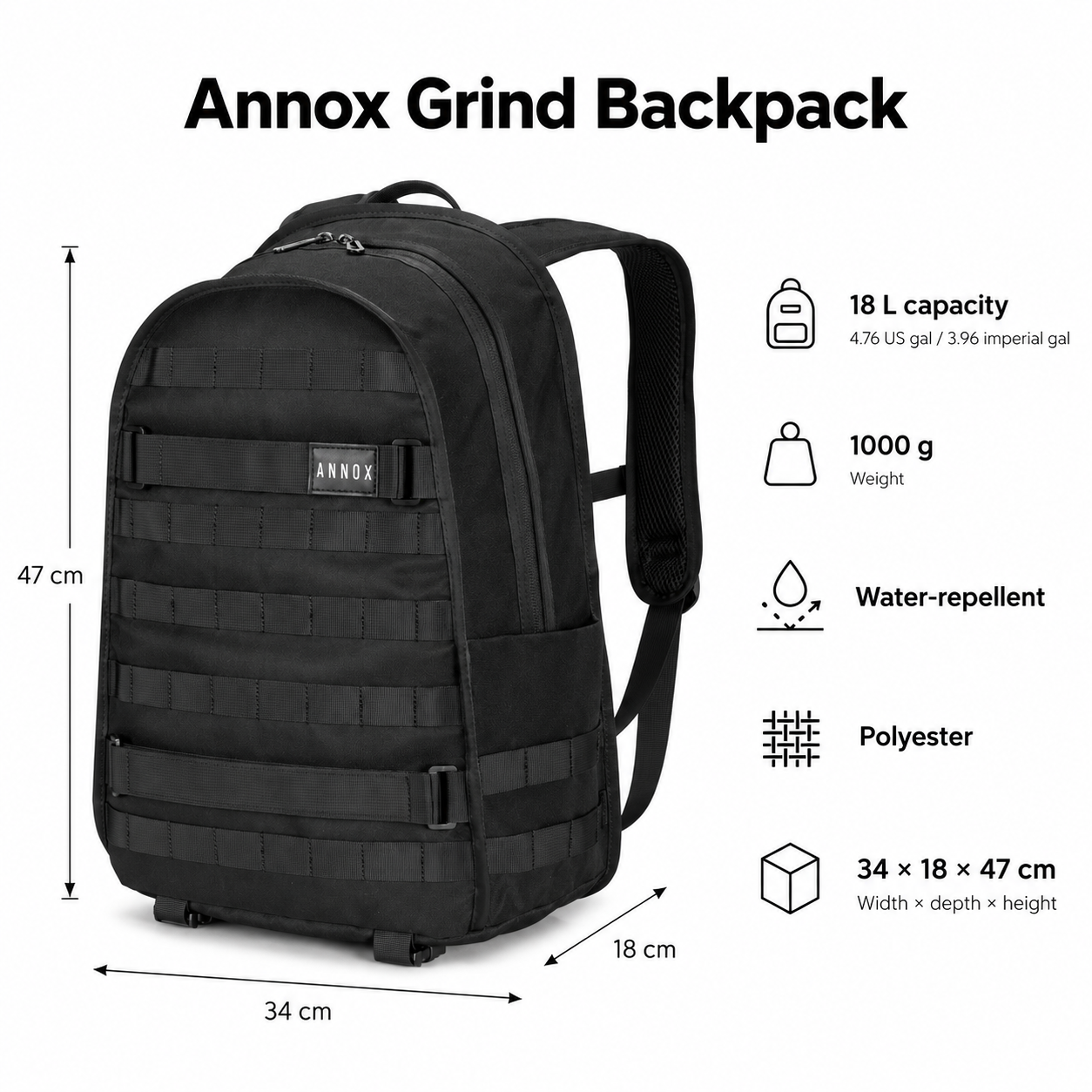 Annox Grind Rygsæk