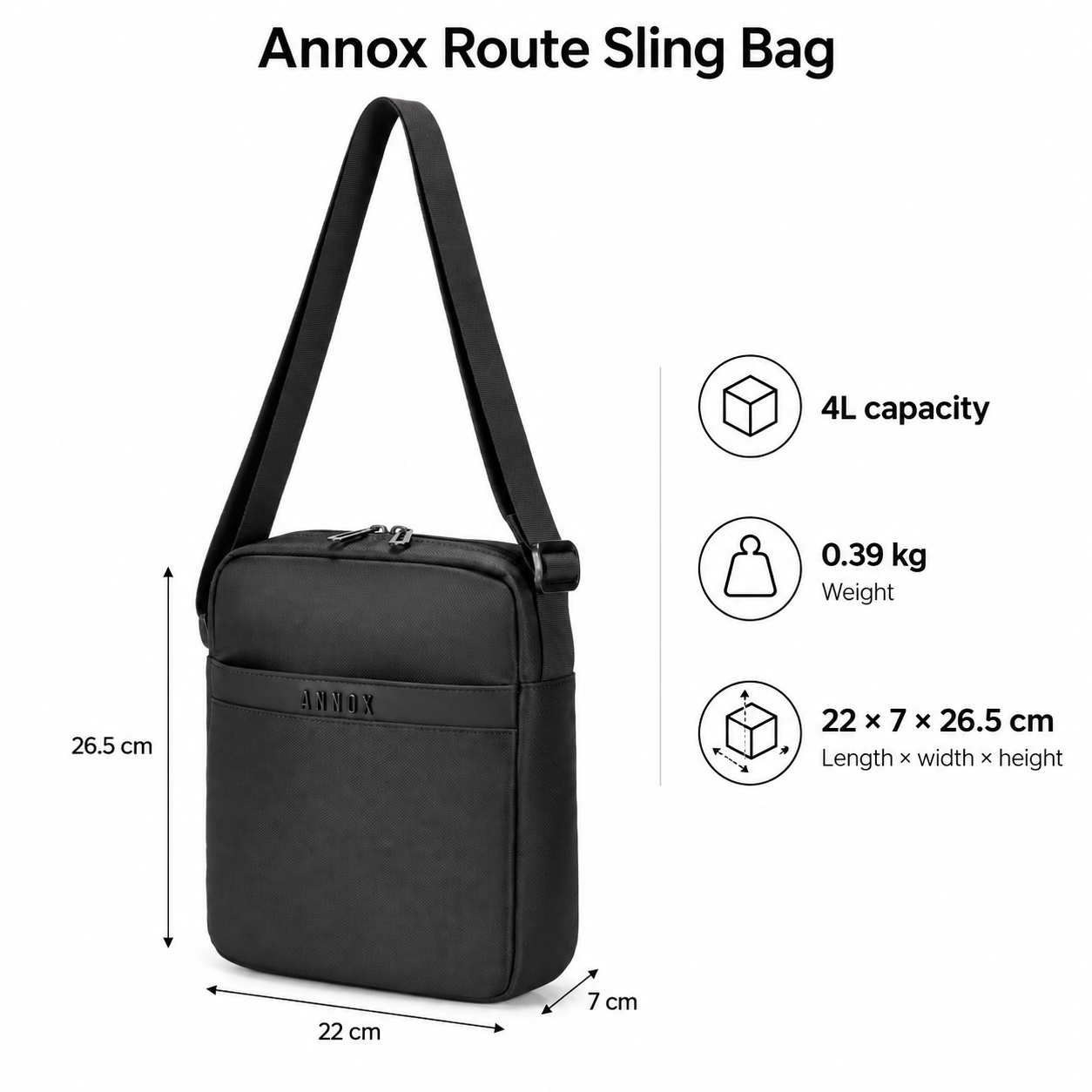 Annox Route Skuldertaske