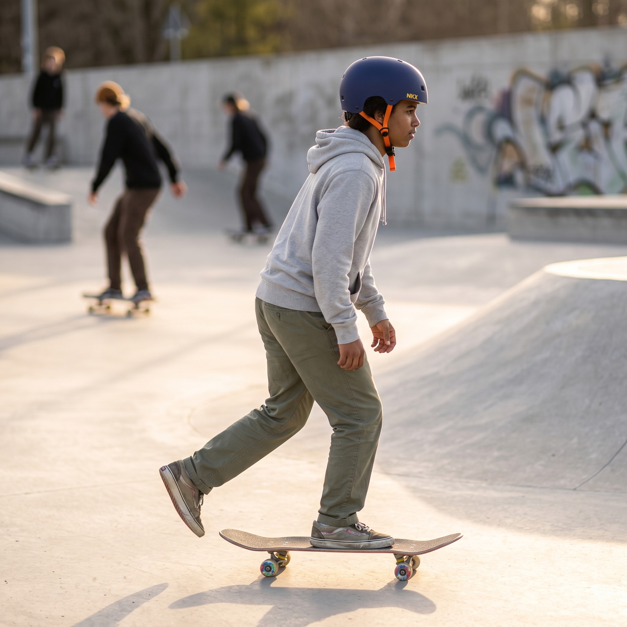 NKX Brain Saver Certificeret Skatehjelm