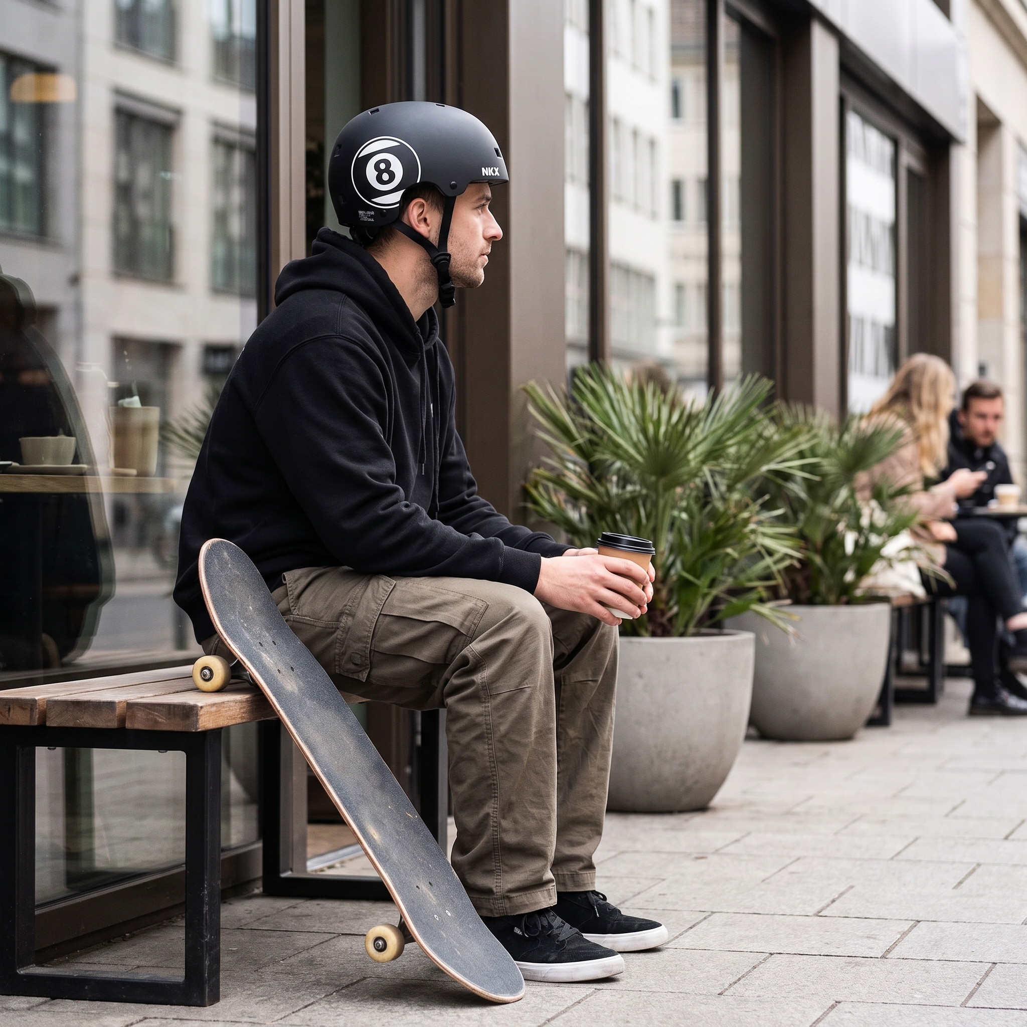 NKX Brain Saver Certificeret Skatehjelm