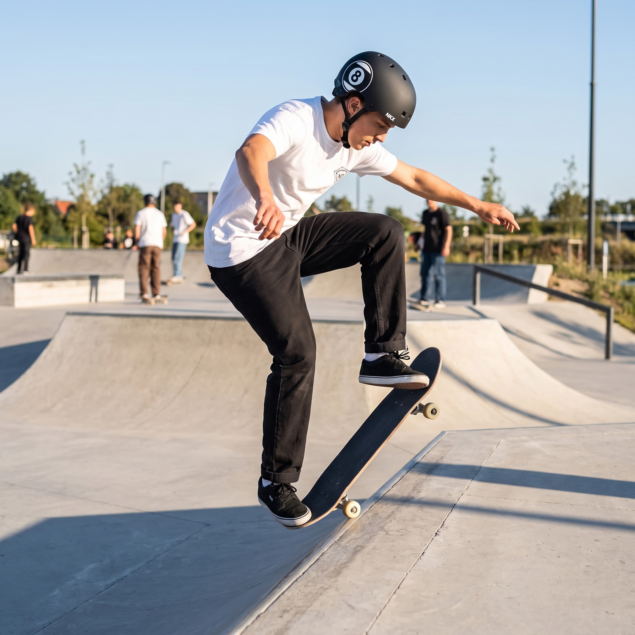 NKX Brain Saver Certificeret Skatehjelm