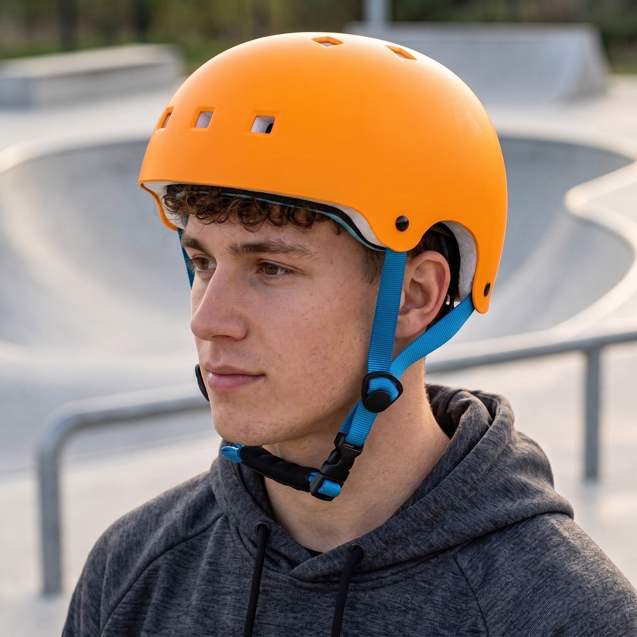 NKX Brain Saver Certificeret Skatehjelm