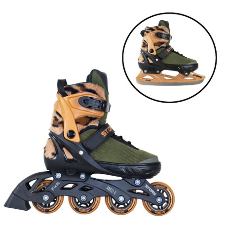 Story Fur Justerbare Inline Skøjter