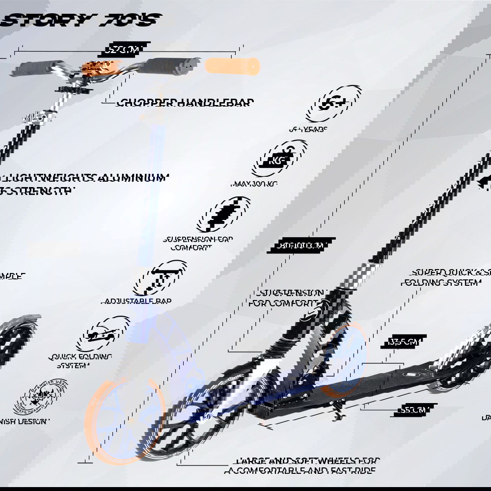 Story 70's Transport Løbehjul