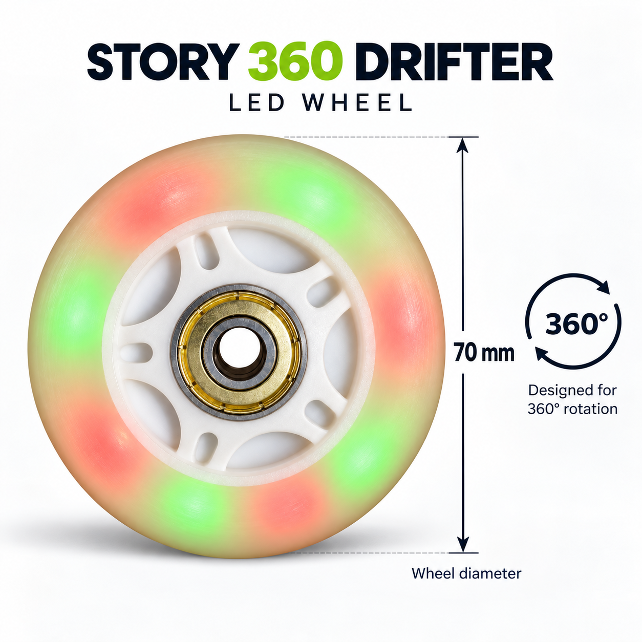 Story Drifter 360 Hjul til 3-Hjulet Cykel