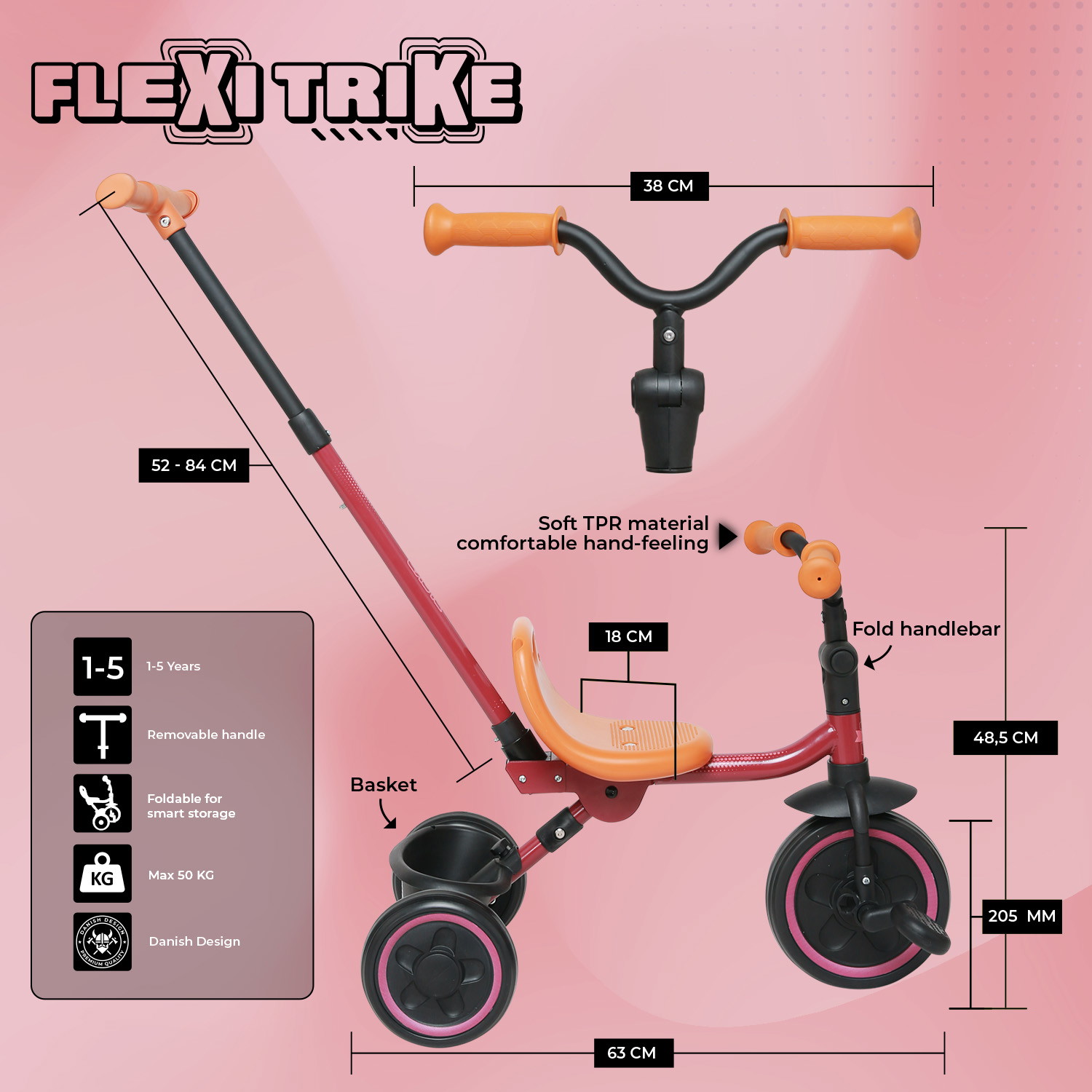 Story Flexi Trehjulet cykel