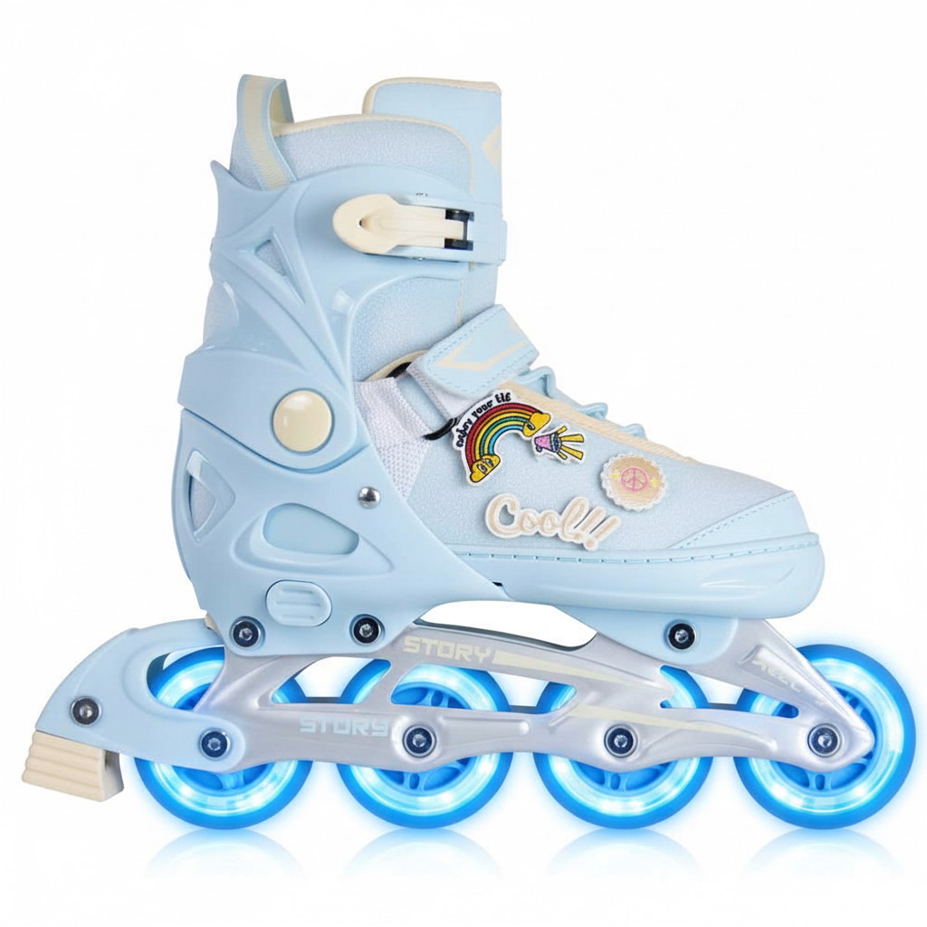Story Moji Justerbar Inline Rulleskøjter