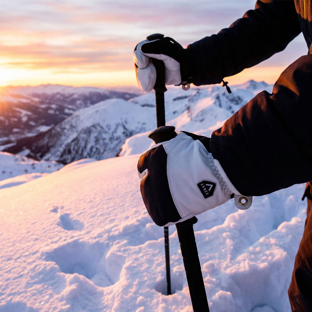 Annox Alpine Læder Skihandsker