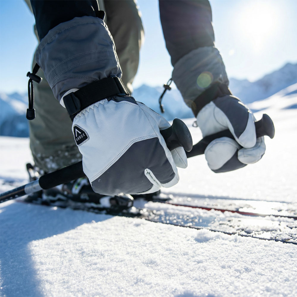 Annox Alpine Læder Skihandsker
