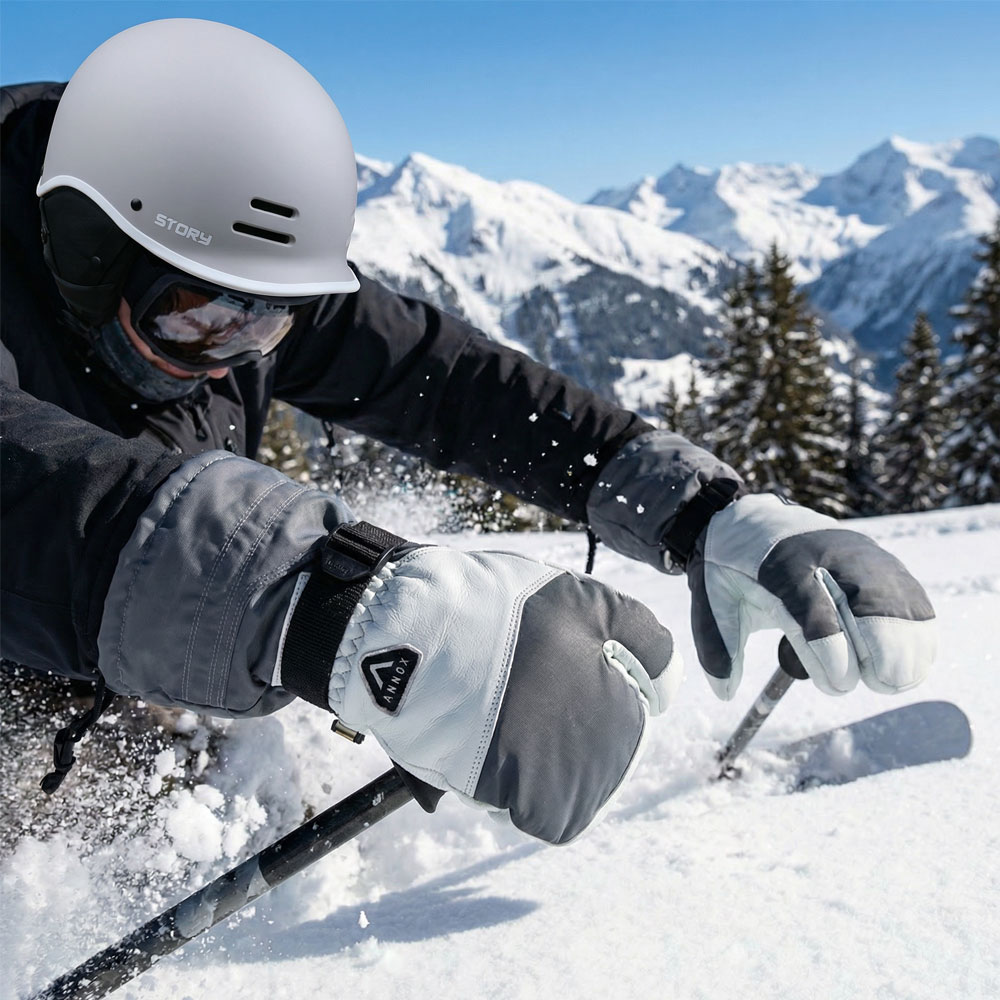 Annox Alpine Læder Skihandsker
