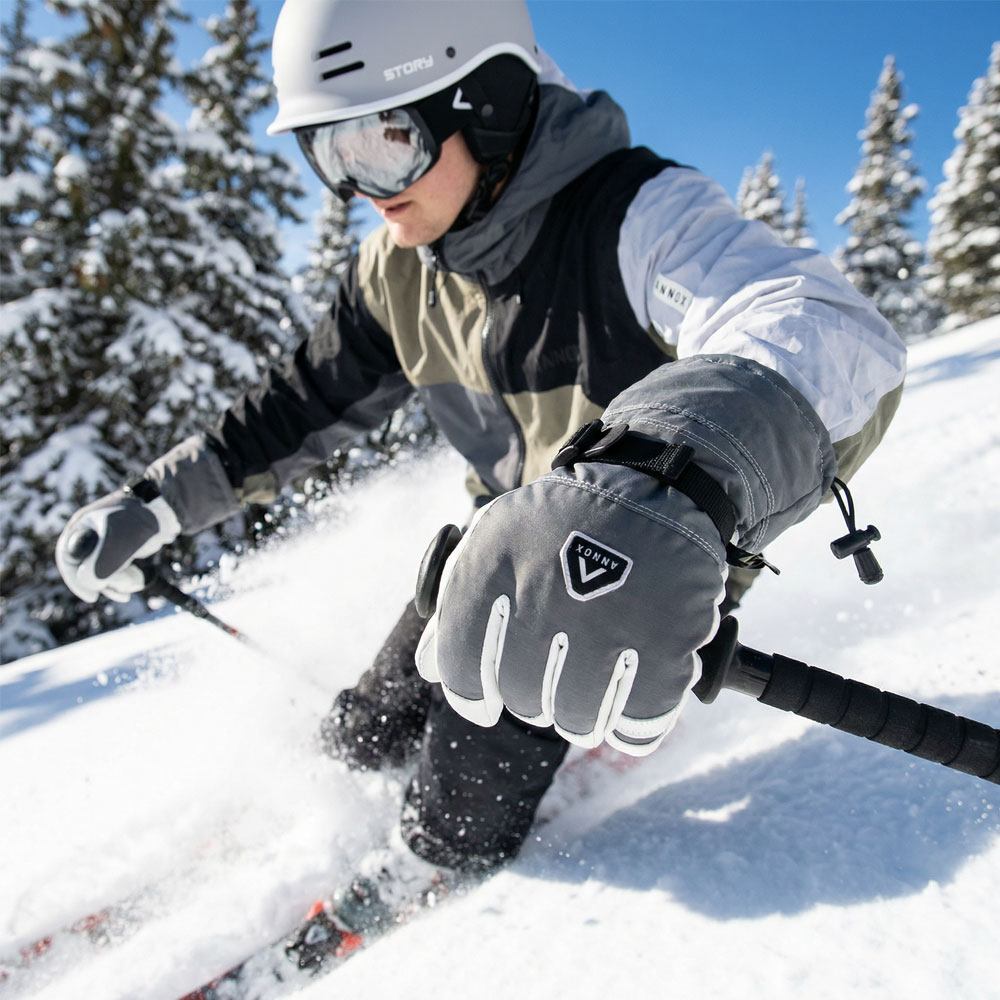 Annox Alpine Læder Skihandsker