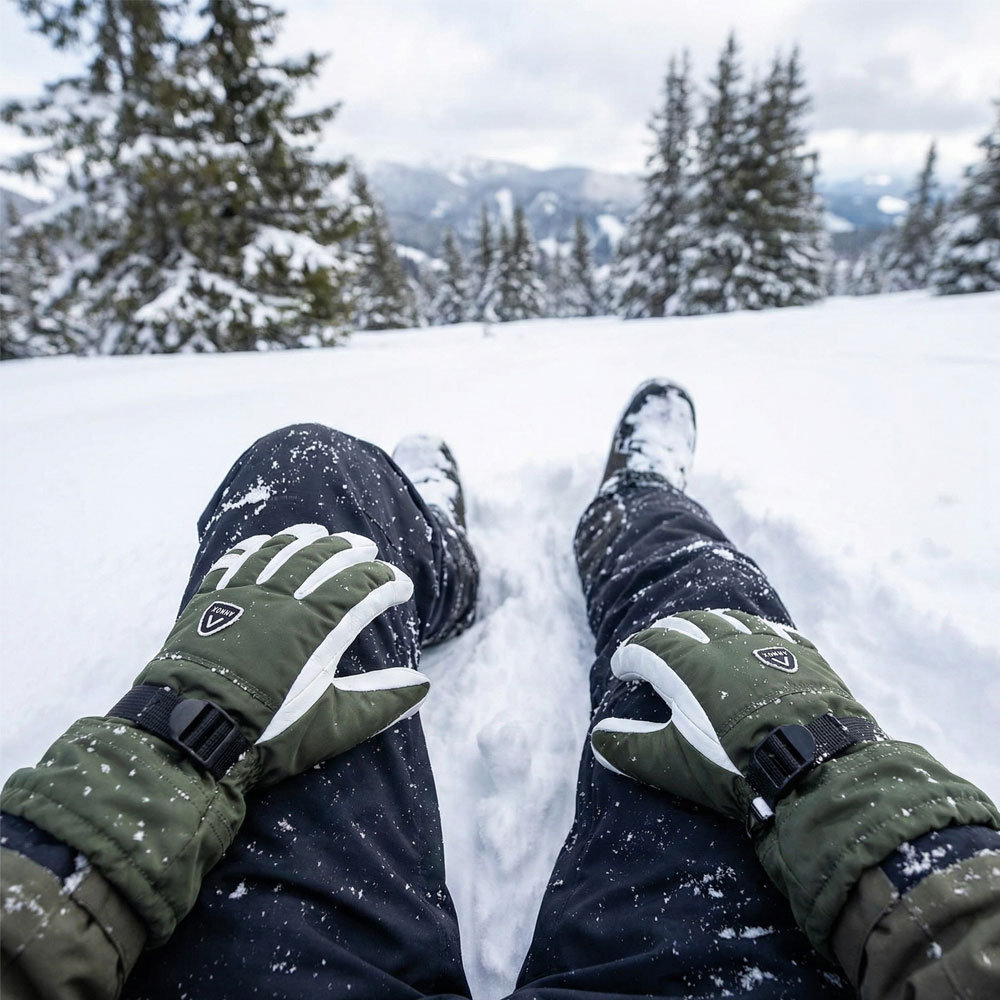 Annox Alpine Læder Skihandsker
