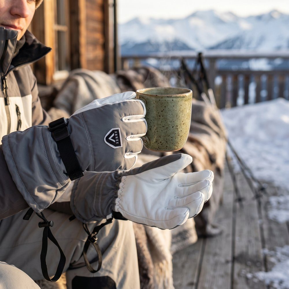 Annox Alpine Læder Skihandsker