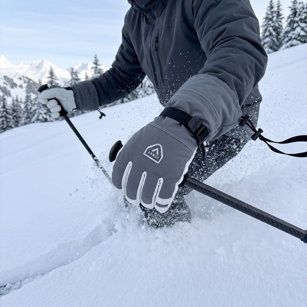 Annox Alpine Læder Skihandsker