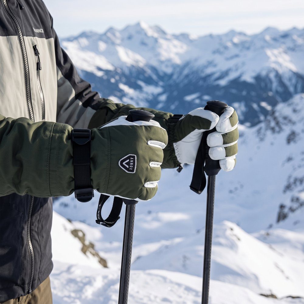Annox Alpine Læder Skihandsker