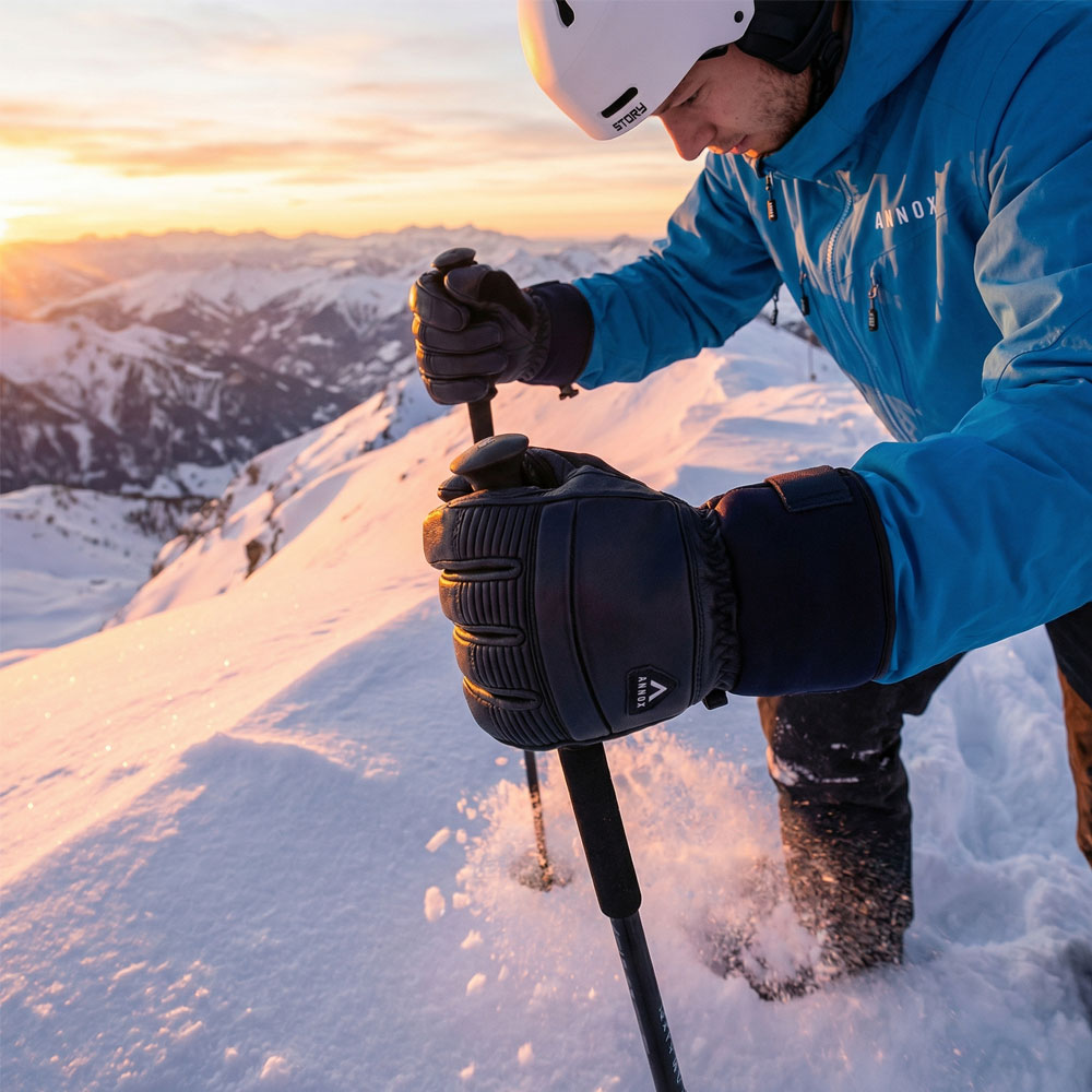 Annox Infinity Læder Skihandsker