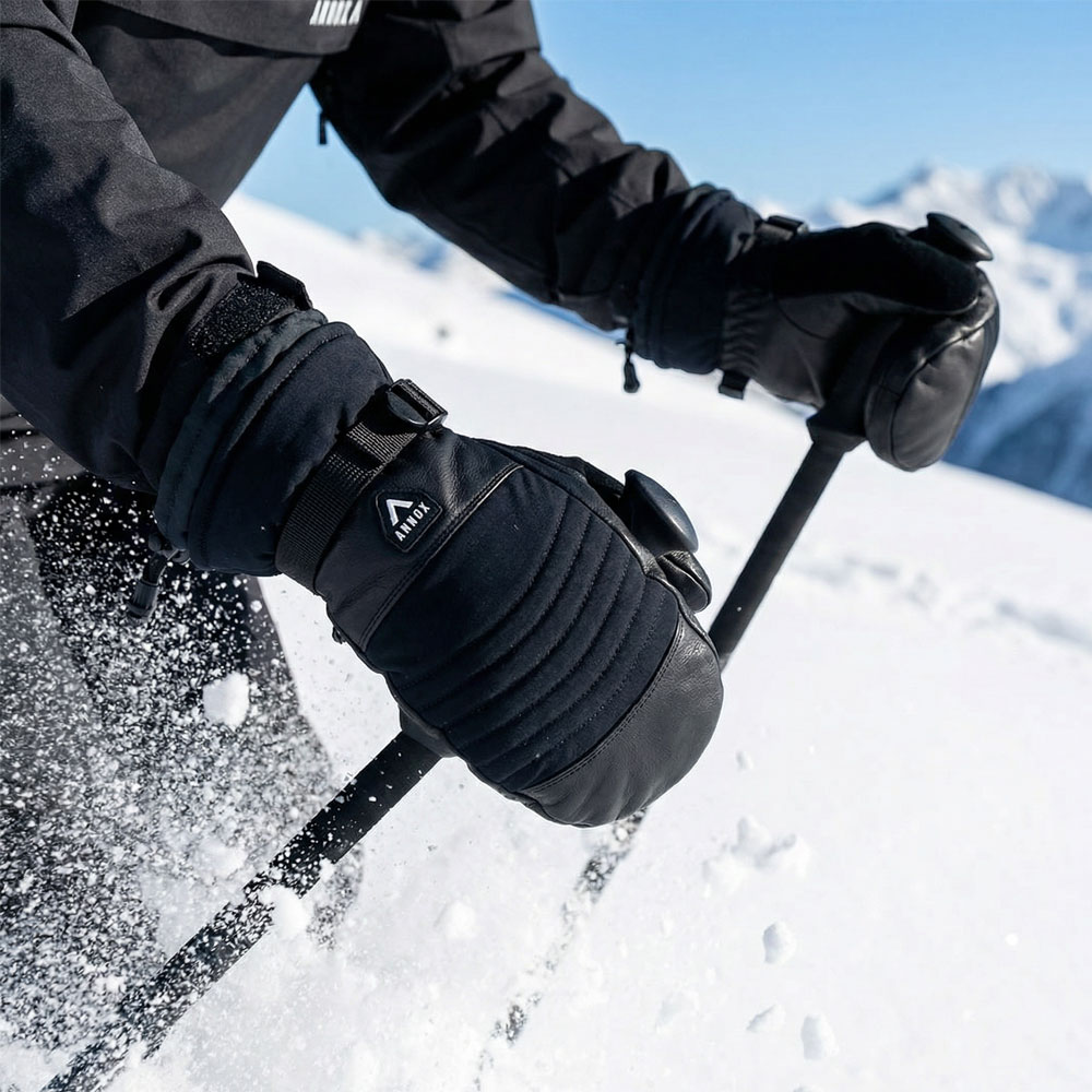 Annox Session Læder Skihandsker