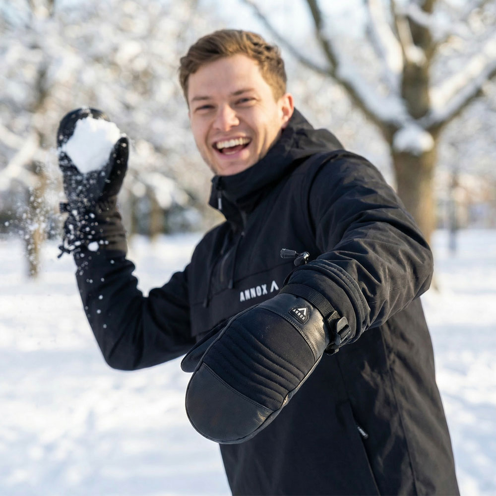 Annox Session Læder Skihandsker