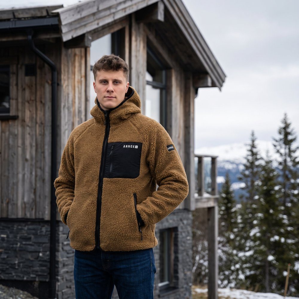 Annox Summit Hoodie  Sherpa Fleecejakke