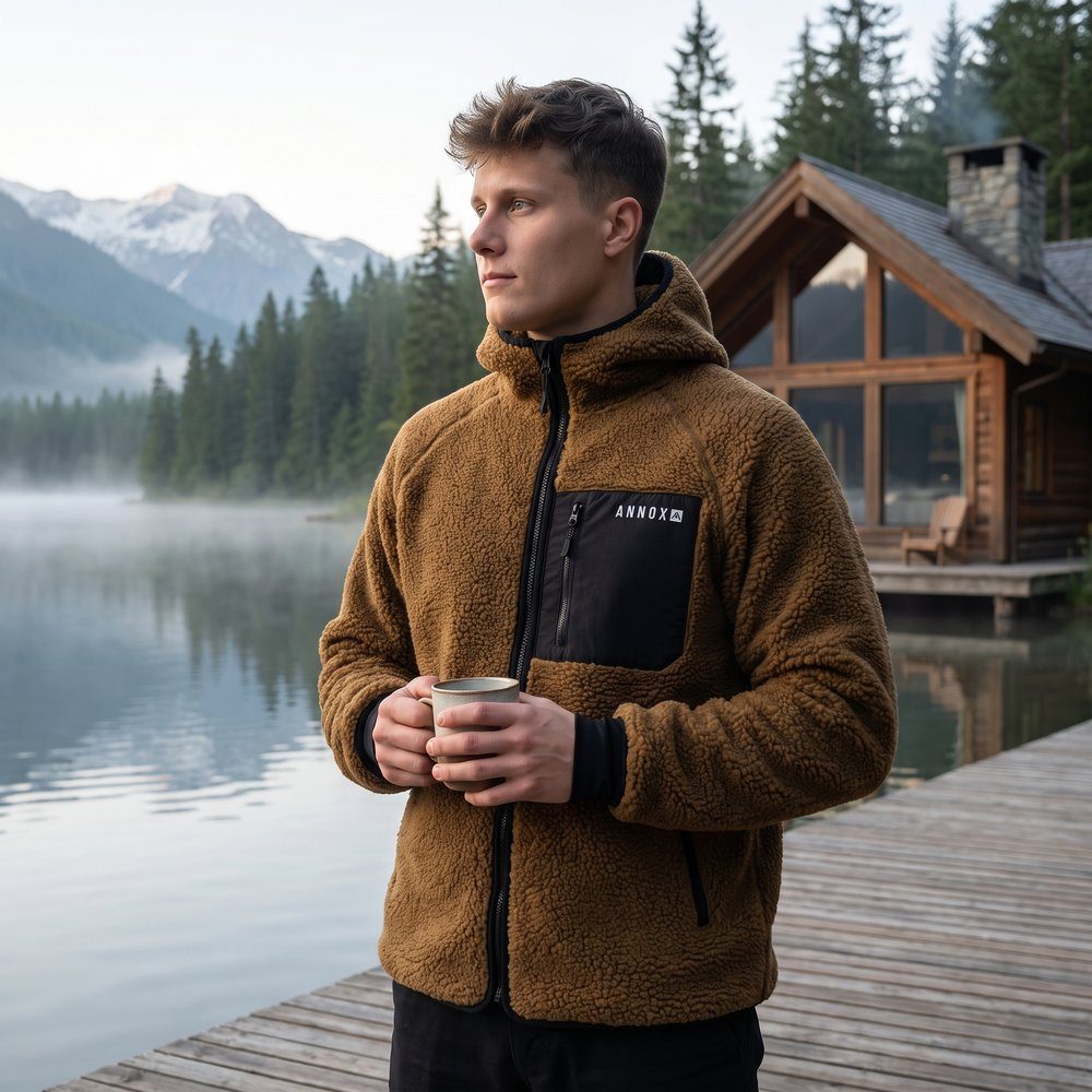 Annox Summit Hoodie  Sherpa Fleecejakke