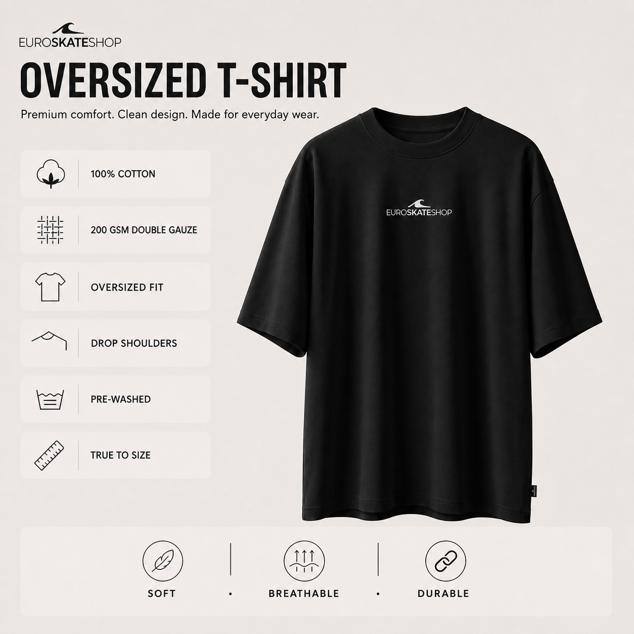 Euroskateshop Oversized T-shirts