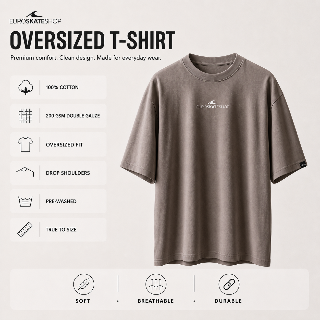 Euroskateshop Oversized T-shirts
