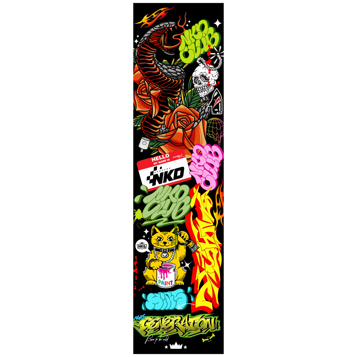 NKD Scooter Griptape