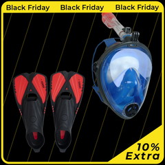 Annox Full Face dykkermaskesæt til voksen (+15)