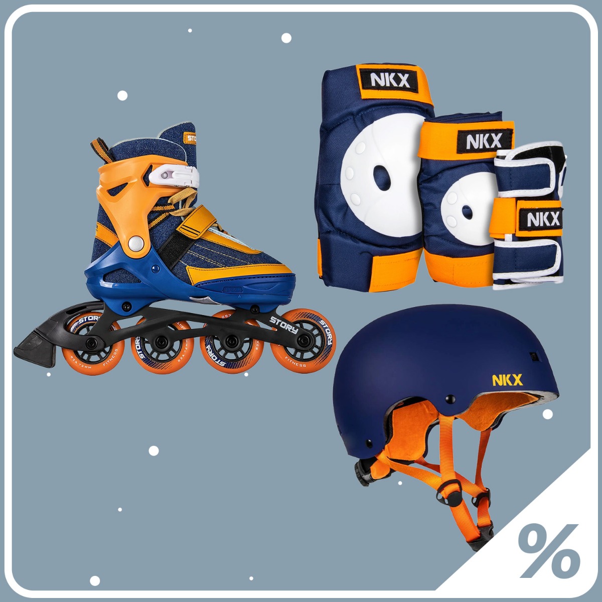 10% Ekstra Rabat Børne Inline Pakke