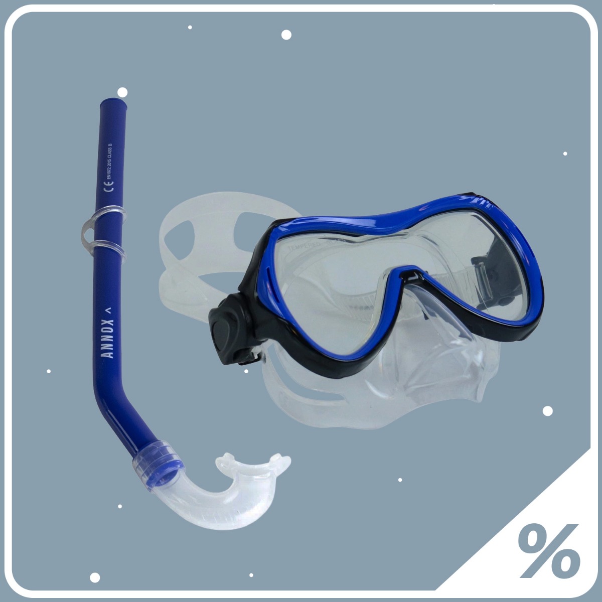 Annox Snorkelsæt til børn (8-15) - Blå