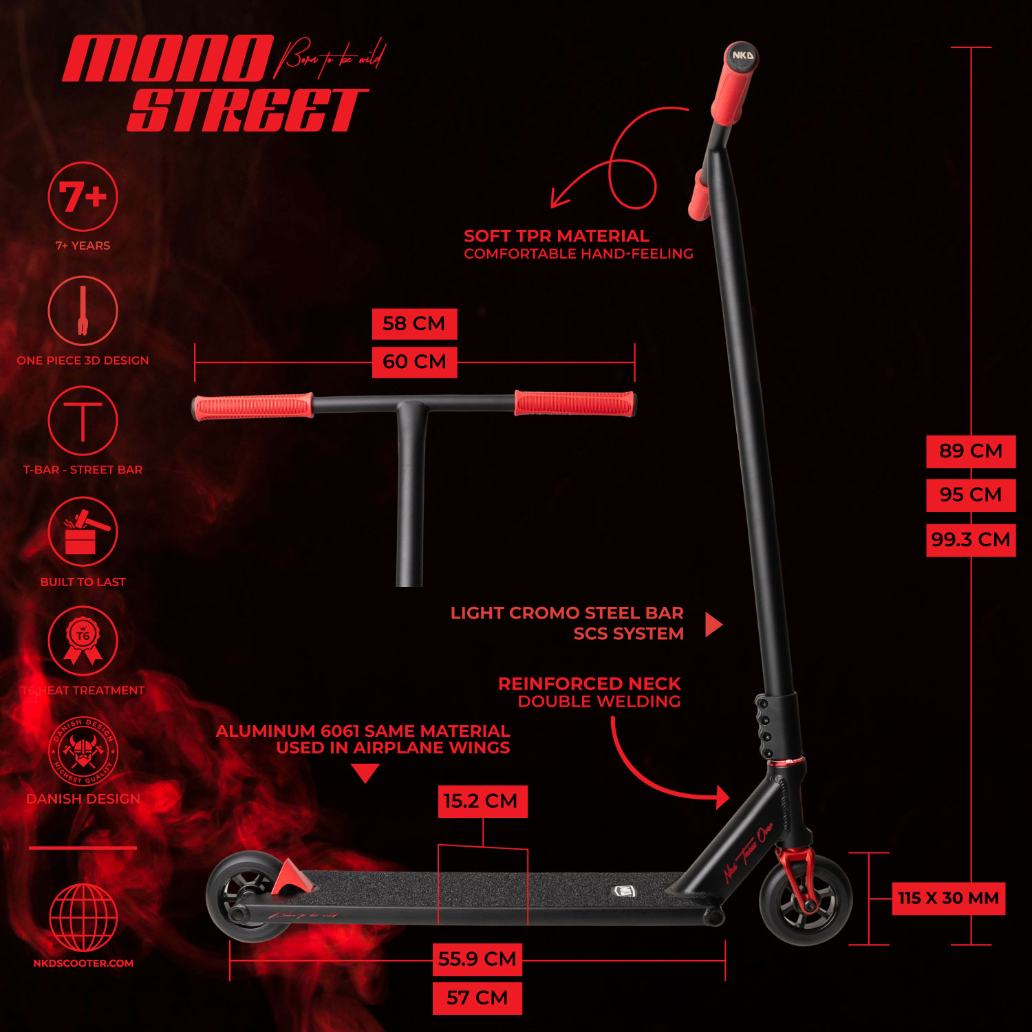 NKD Mono Trick Løbehjul