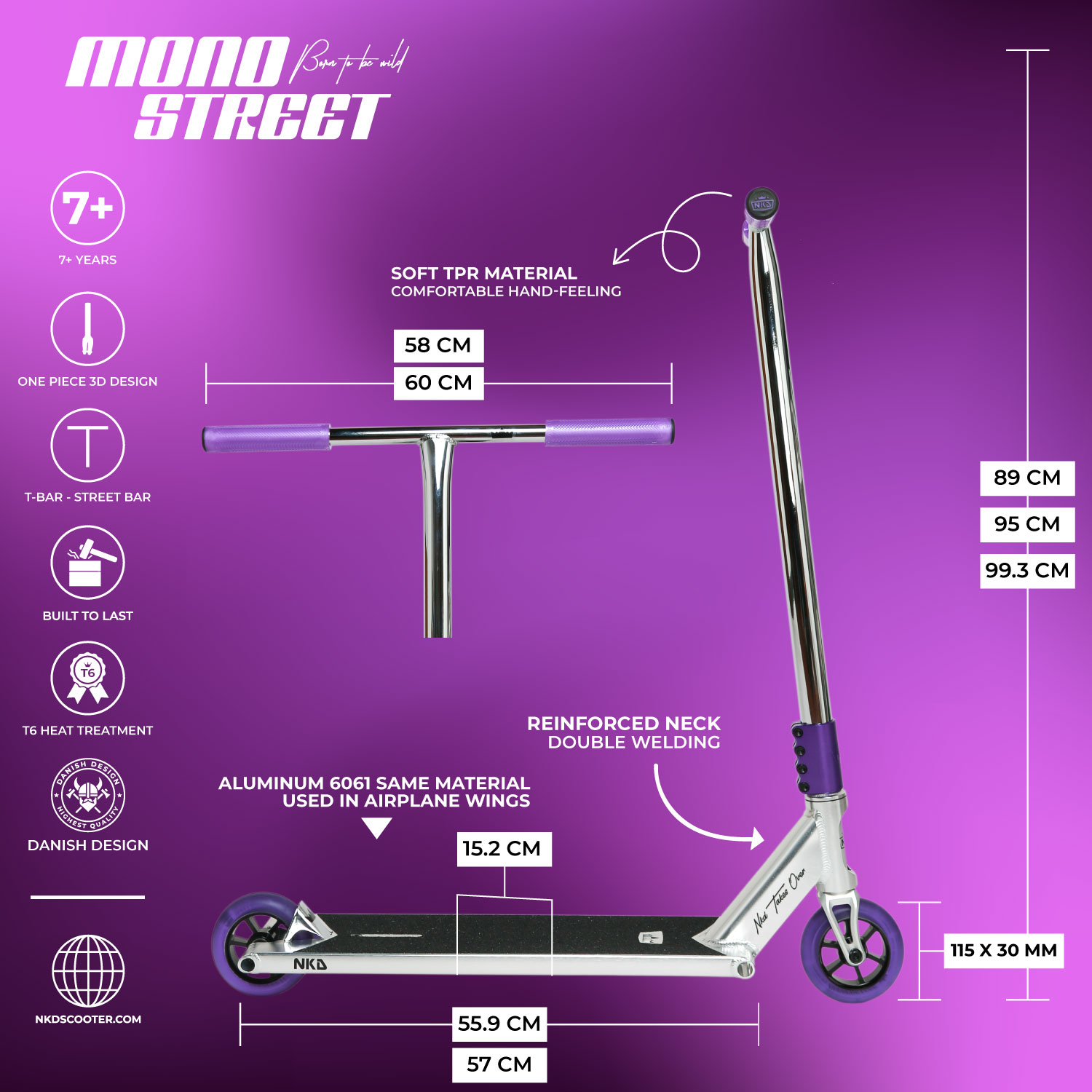 NKD Mono Trick Løbehjul