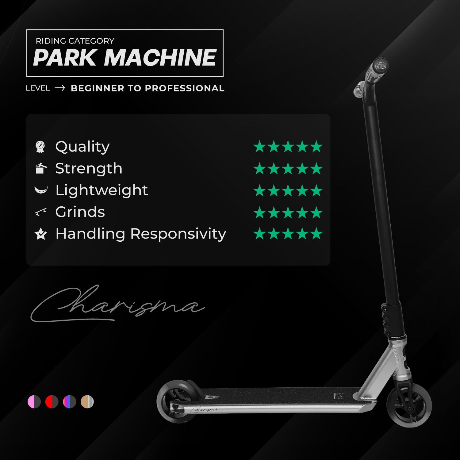 NKD RIZZ Trick Løbehjul