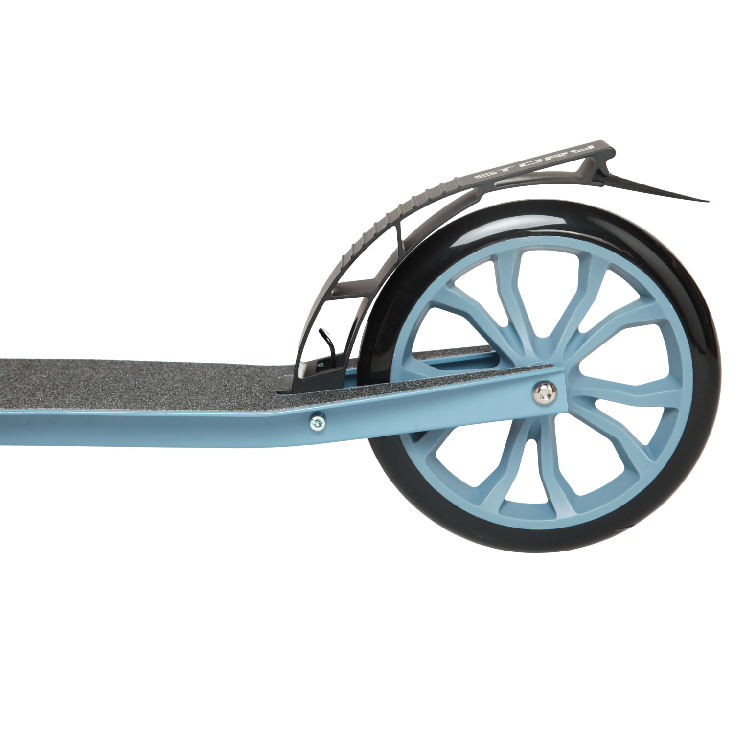 Story GlideX Elite Foldbart Transport Løbehjul – affjedring og håndbremse