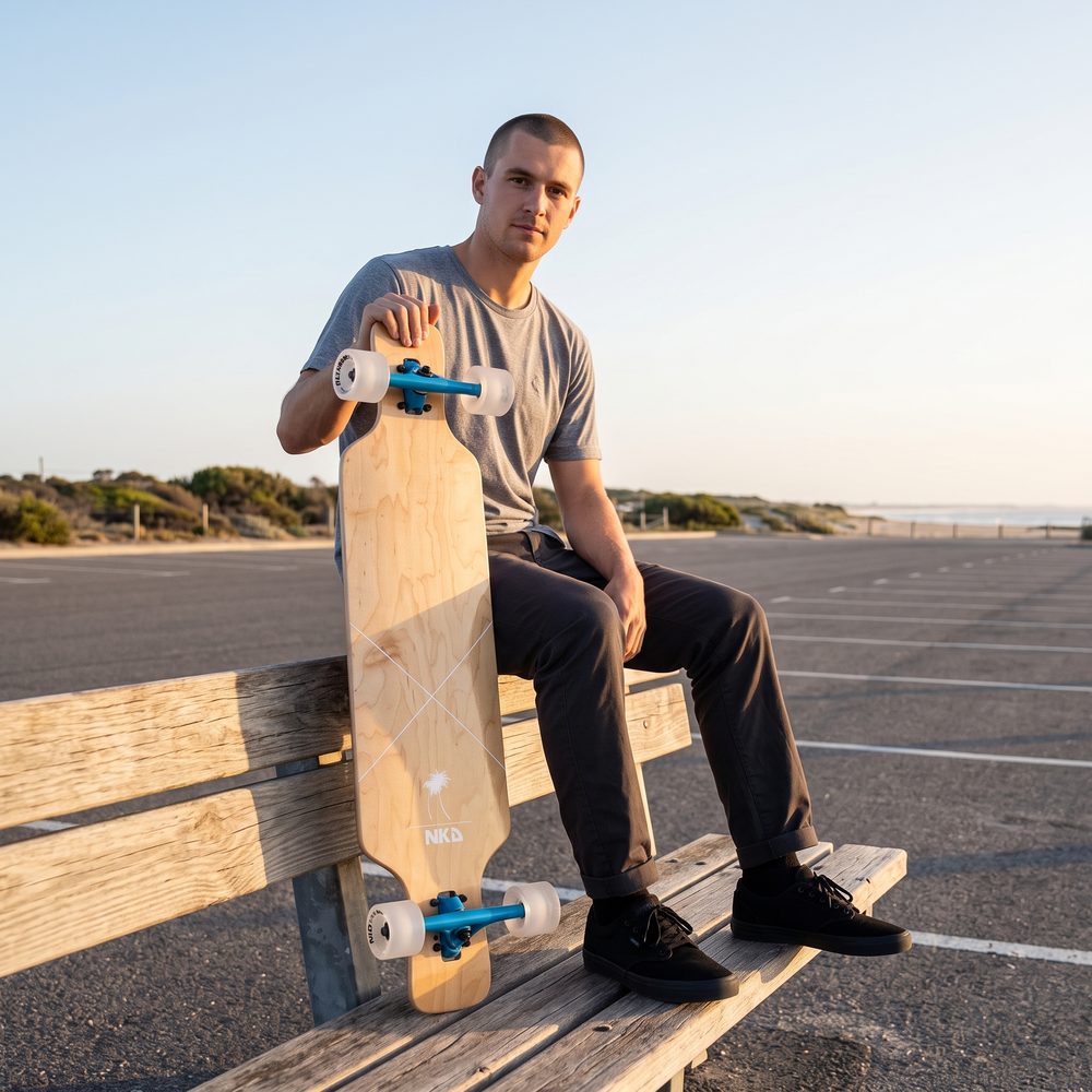 NKX Signature Glasfiber Longboard