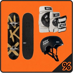 20% Ekstra Rabat Skateboard Pakke Børn 4-8 År