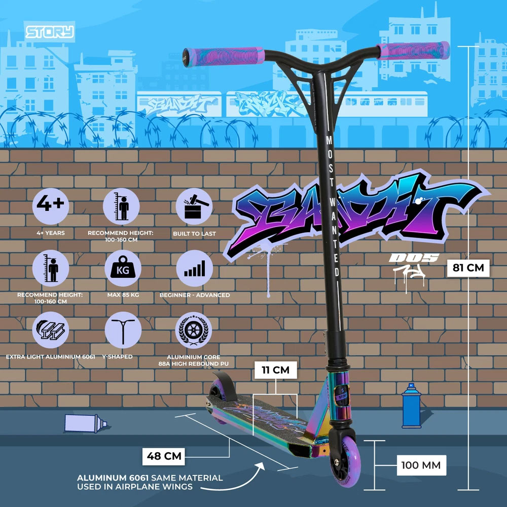 Story Bandit DOS Trick Løbehjul