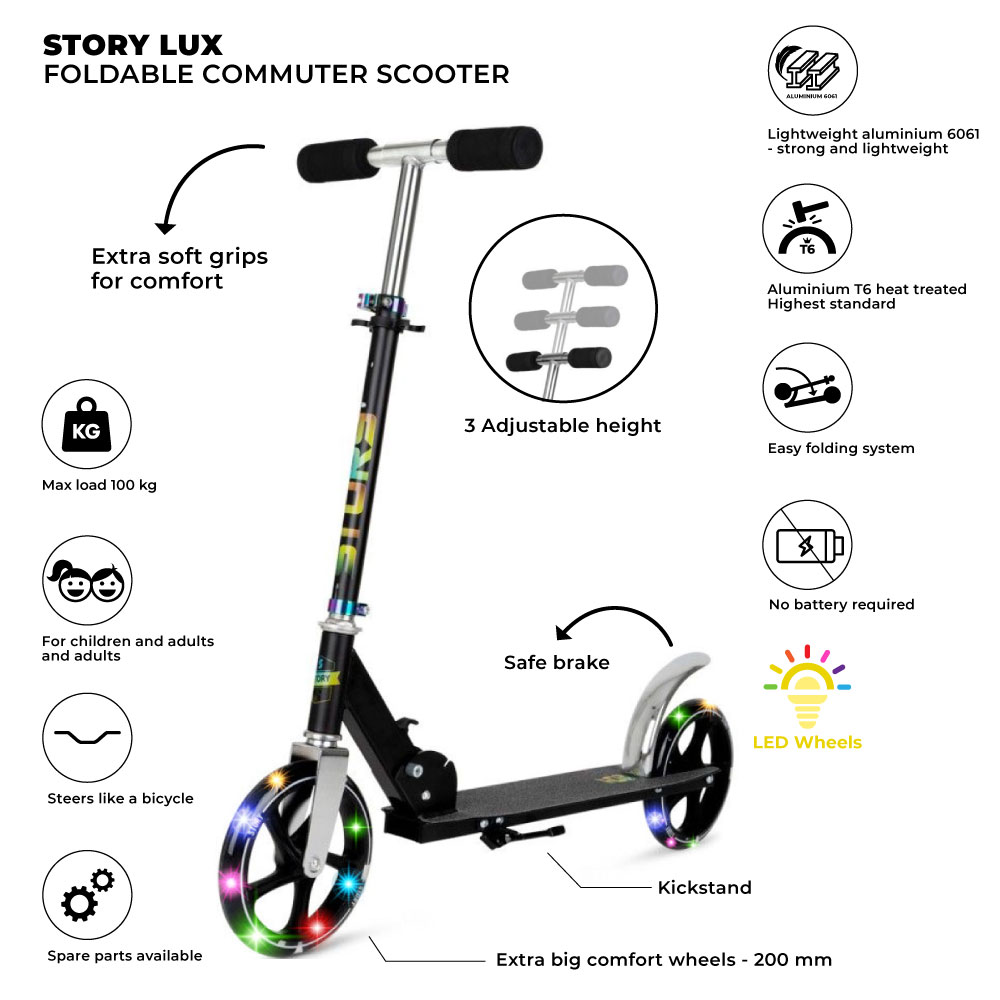 Story Lux Transport Løbehjul