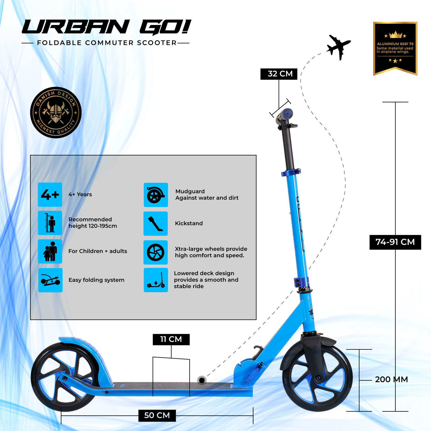 Story Urban GO! Foldbart Løbehjul