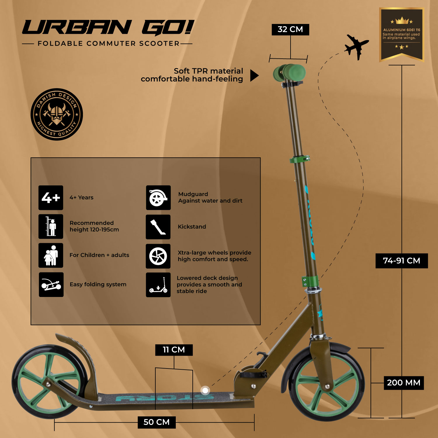 Story Urban GO! Foldbart Løbehjul