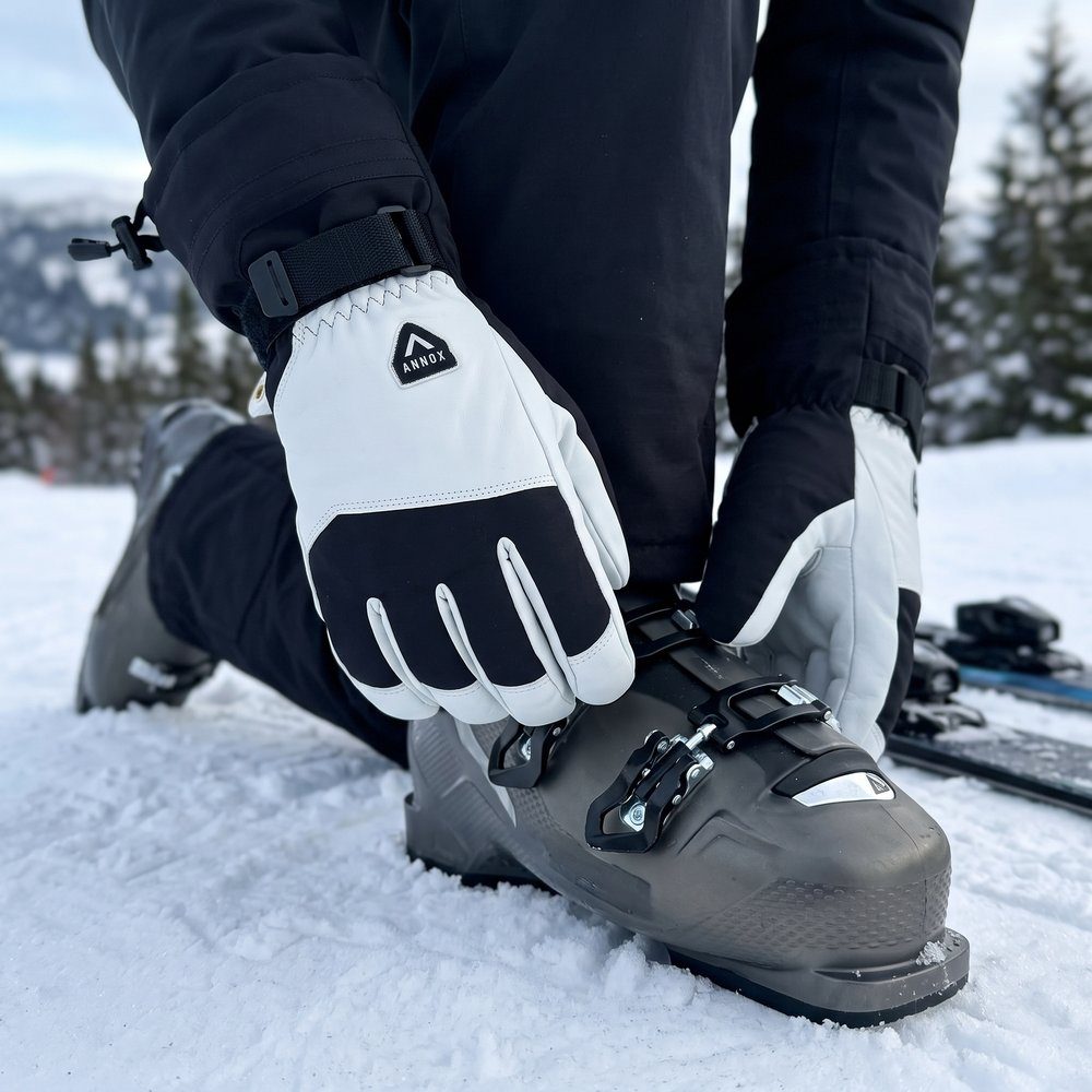 Annox Alpine Læder Skihandsker