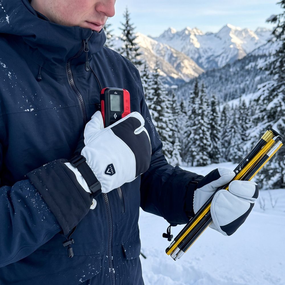 Annox Alpine Læder Skihandsker